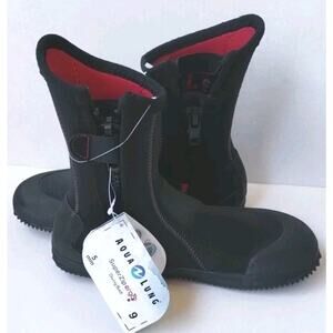 Aqua Lung NEW 5mm Superzip Ergo Scuba Dive Beach Boots Diving Vacation Gear 9